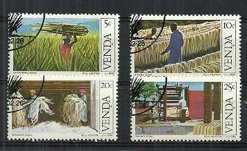 Venda - 1982 Sisal Cultivation Full Set of 4 VFU