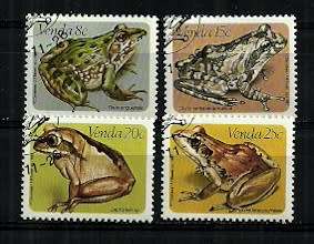 Venda - 1982 Frogs Full Set of 4 VFU