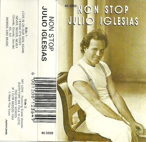 Non Stop Julio Iglesias Cassette Tape