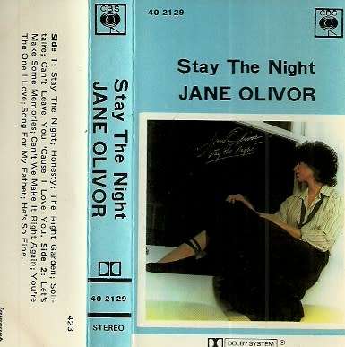 Jane Olivor - Stay The Night Cassette Tape