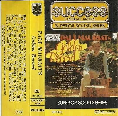 Paul Mauriat`s Golden Record Cassette Tape