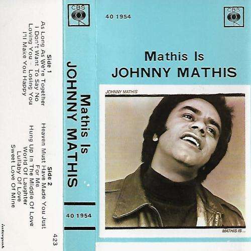 Johnny Mathis - Mathis Is Cassette Tape