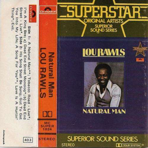 Lou Rawls - Natural Man Cassette Tape