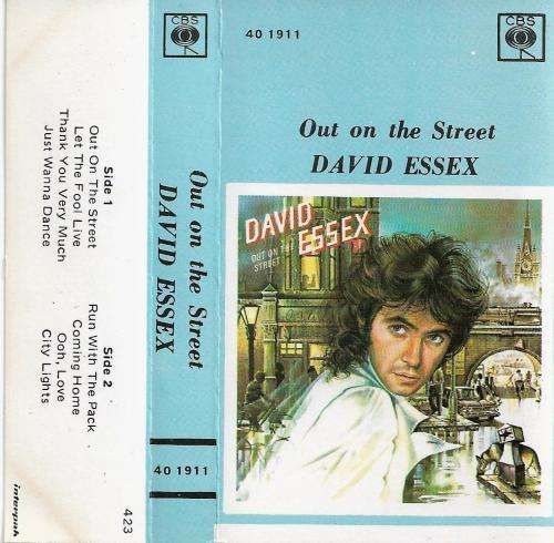David Essex - Out on the Street Cassette Tape