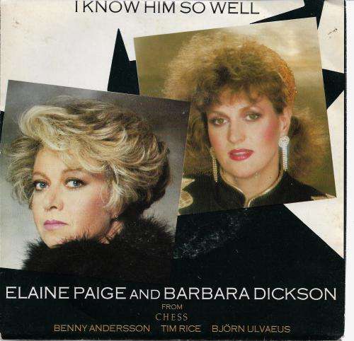 Elaine Paige & Barbara Dickson I Know Him So Well 7` Single Record