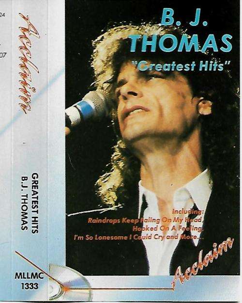 Acclaim - B.J. Thomas Greatest Hits Cassette Tape