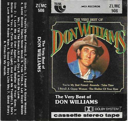 The Very Best of Don Willams Cassette Tape