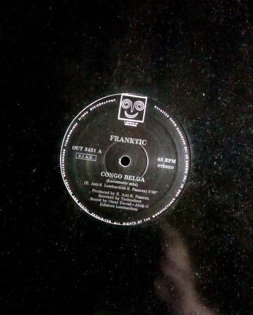 Franktic - Congo Belga 12` Maxi Record - Italy Pressing