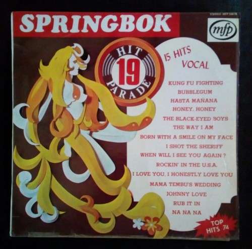 Springbok Hit Parade Vol.19 LP Vinyl Record