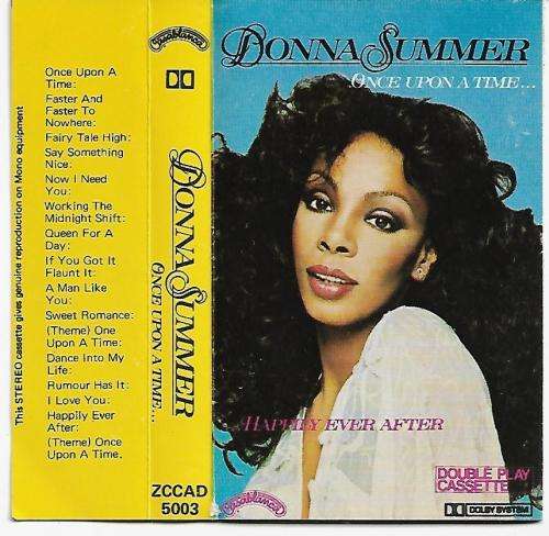 Donna Summer - Once Upon A Time... Cassette Tape - UK Edition