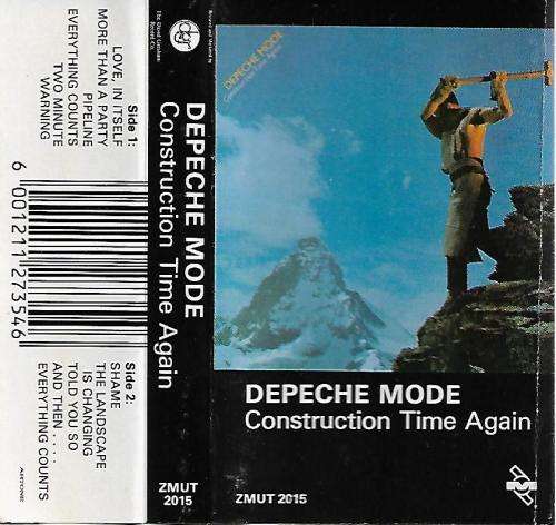 Depeche Mode - Construction Time Again Cassette Tape