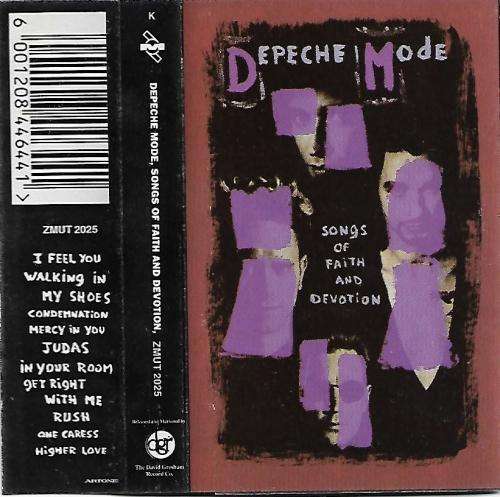 Depeche Mode - Songs Of Faith And Devotion Cassette Tape