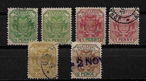Transvaal 1895-1897 Stamps Used