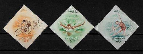 Hungary - 1953 Sports Stamps Fine Used