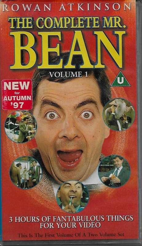 The Complete Mr Bean Volume 1 VHS Tape