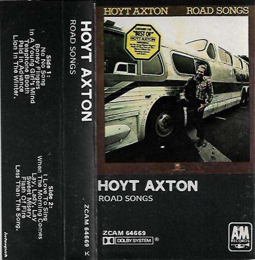 Hoyt Axton - Road Songs Cassette Tape
