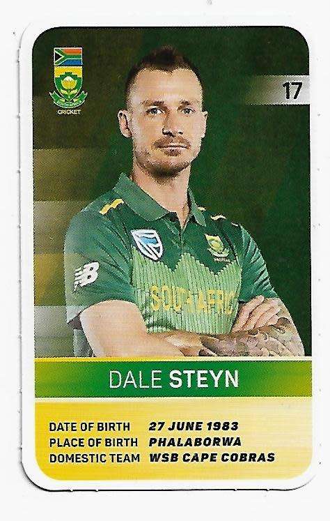 2019 Pick n Pay Cricket Super Cards - Dale Steyn Card # 17