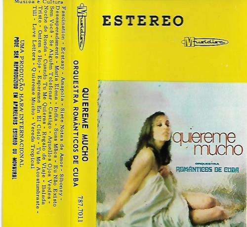 Romanticos De Cuba - Quiereme Mucho Cassette Tape