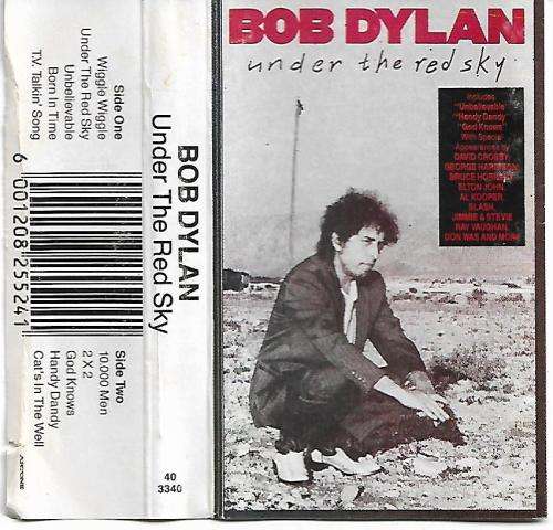 Bob Dylan - Under The Red Sky Cassette Tape