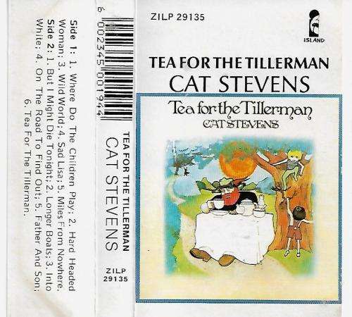 Cat Stevens Tea For The Tillerman Cassette Tape