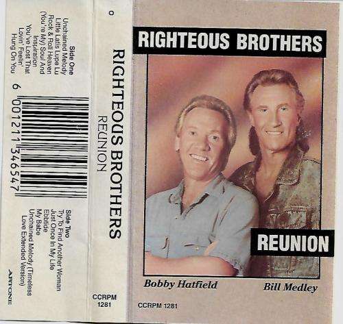 Righteous Brothers - Reunion Cassette Tape