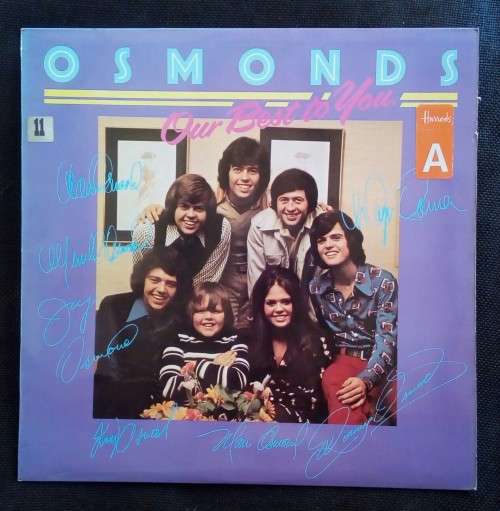 The Osmonds - Our Best To You LP Vinyl Record - UK Pressing