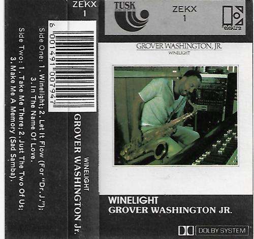 Grover Washington Jr. - Winelight Cassette Tape