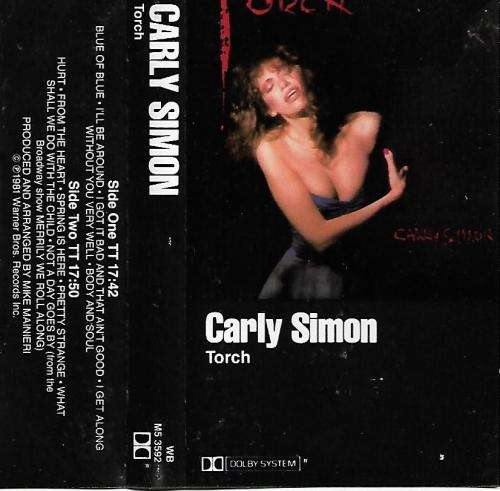 Carly Simon - Torch Cassette Tape
