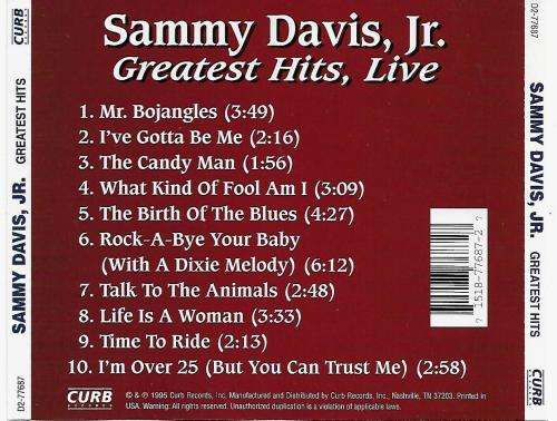 Sammy Davis Jr. Greatest Hits Live - USA Edition ( CD )