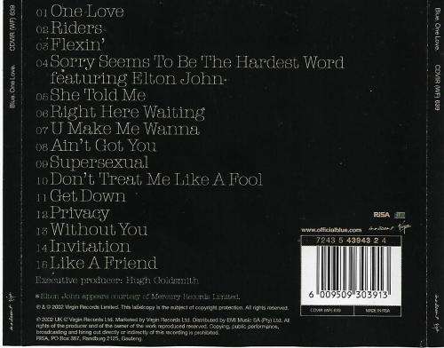 Blue - One Love ( CD )