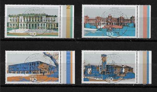 Germany - 1998 German State Parliament Building Full Set of 4 Used Stamps