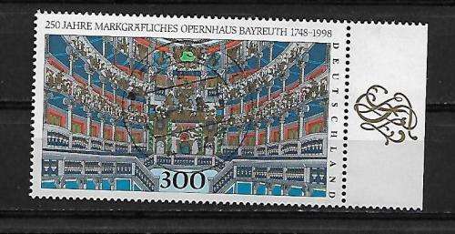 Germany - 1998 Bayreuth Opera 250th Anniversary Used Stamps