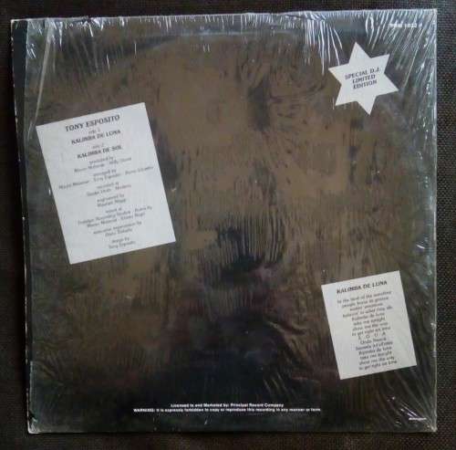 Tony Esposito - Kalimba De Luna 12` Single Vinyl Record
