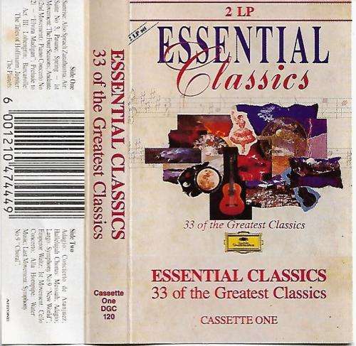Essential Classics - 33 of The Greatest Classics Vol.1 Cassette Tape