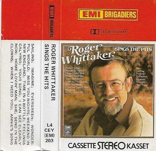 Roger Whittaker Sings The Hits Cassette Tape