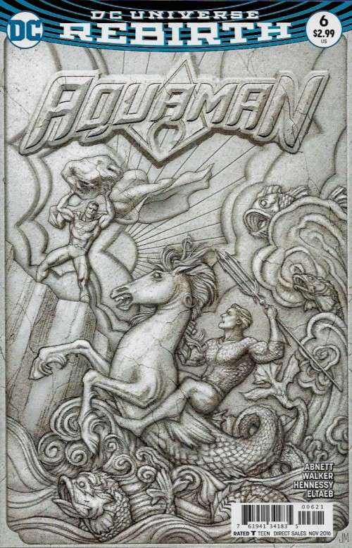DC Universe Rebirth: Aquaman Issue 1 Nov 2016 Variant