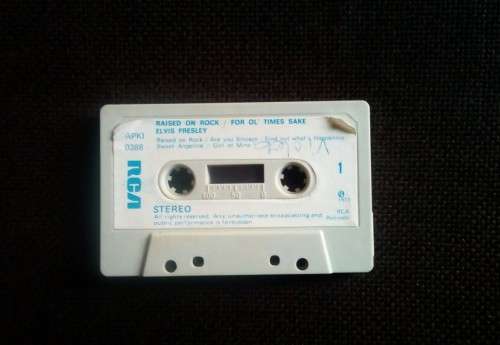 Elvis Presley - Raised On Rock / For Ol` Times Sake Cassette Tape