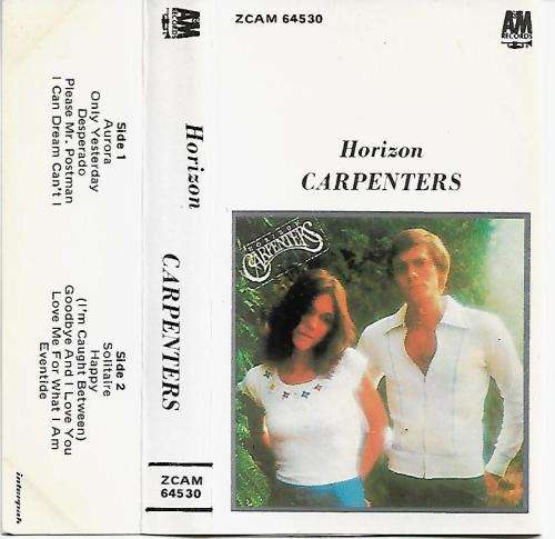 Carpenters - Horizon Cassette Tape