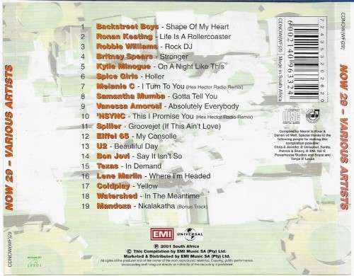 NOW That`s What I Call Music! 29 (CD)