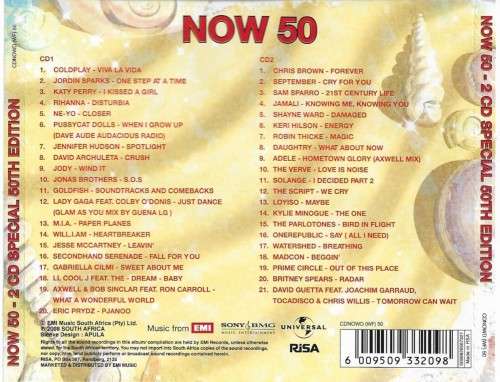 NOW That`s What I Call Music! 50 (2 CDs Set)