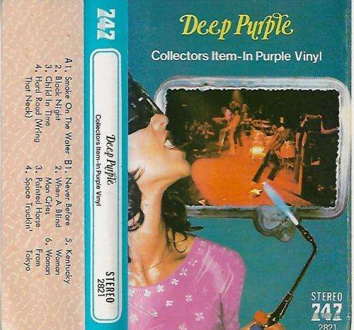 Deep Purple - Collectors Item - In Purple Vinyl Cassette Tape