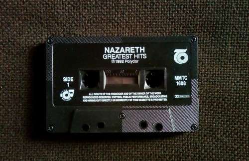 Nazareth Greatest Hits Cassette Tape