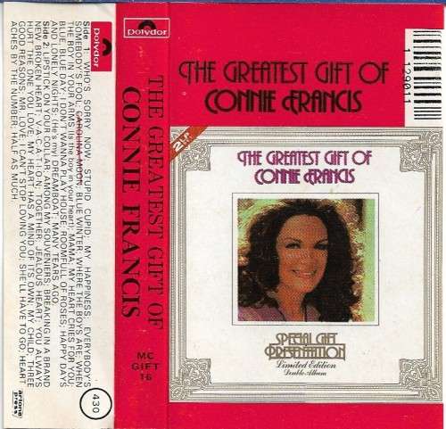 The Greatest Gift of Connie Francis Cassette Tape