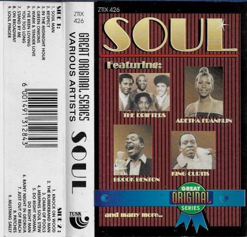 Stax Soul Brothers - Soul Brothers Cassette Tape