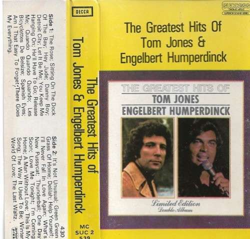 The Greatest Hits Of Tom Jones & Engelbert Humperdinck Cassette Tape