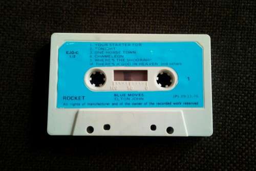 Elton John - Blue Moves Cassette Tape