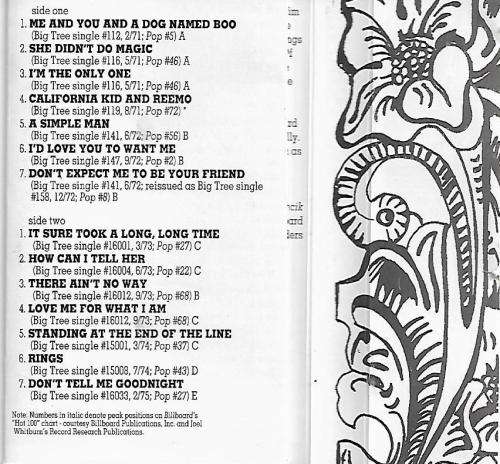 The Best Of Lobo Cassette Tape