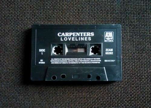The Carpenters - Lovelines Cassette Tape