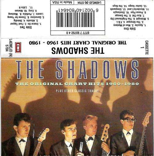 The Shadows - The Original Chart Hits 1960-1980 ( Part I ) Cassette Tape