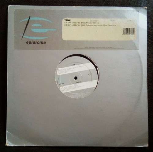 Tank - Can U Feel The Bass? 12` Single Vinyl Record - Germany Pressing